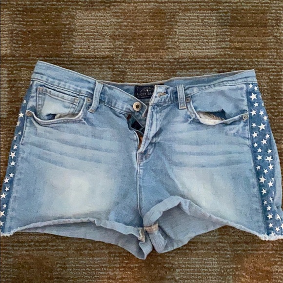 Lucky Brand Star Shorts - Picture 1 of 2